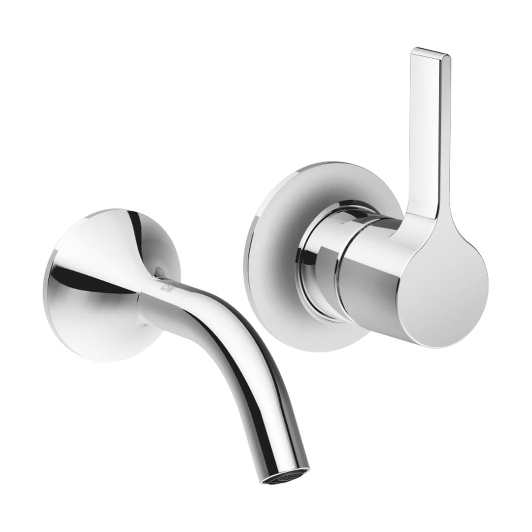 Dornbracht VAIA – Μπαταρία Νιπτήρα Τοίχου – Wall-mounted single-lever basin mixer without pop-up waste – Chrome (36867809-00)