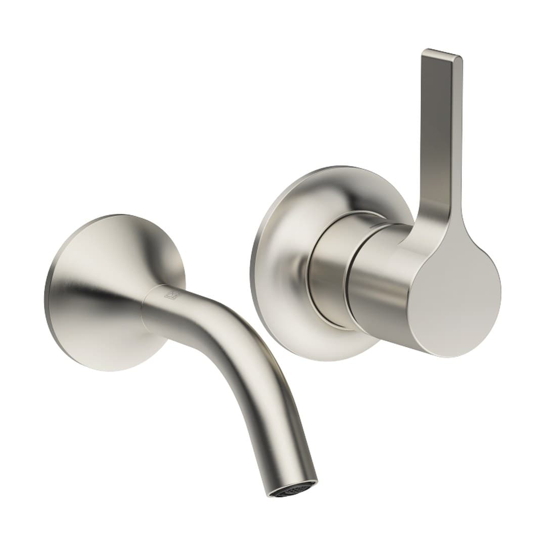 Dornbracht VAIA – Μπαταρία Νιπτήρα Τοίχου – Wall-mounted single-lever basin mixer without pop-up waste – Brushed Platinum (36867809-06)