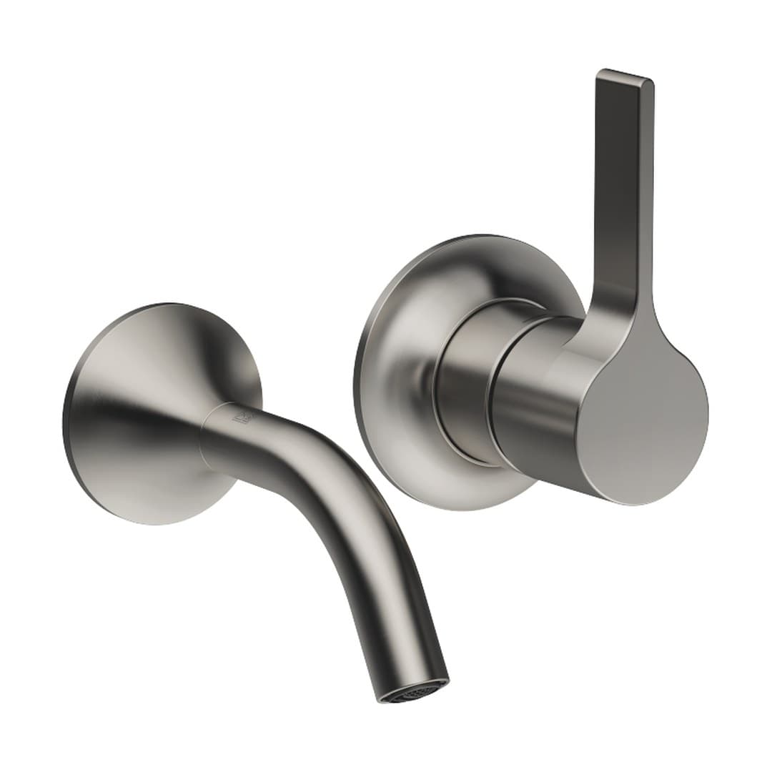 Dornbracht VAIA – Μπαταρία Νιπτήρα Τοίχου – Wall-mounted single-lever basin mixer without pop-up waste – Brushed Dark Platinum (36867809-99)