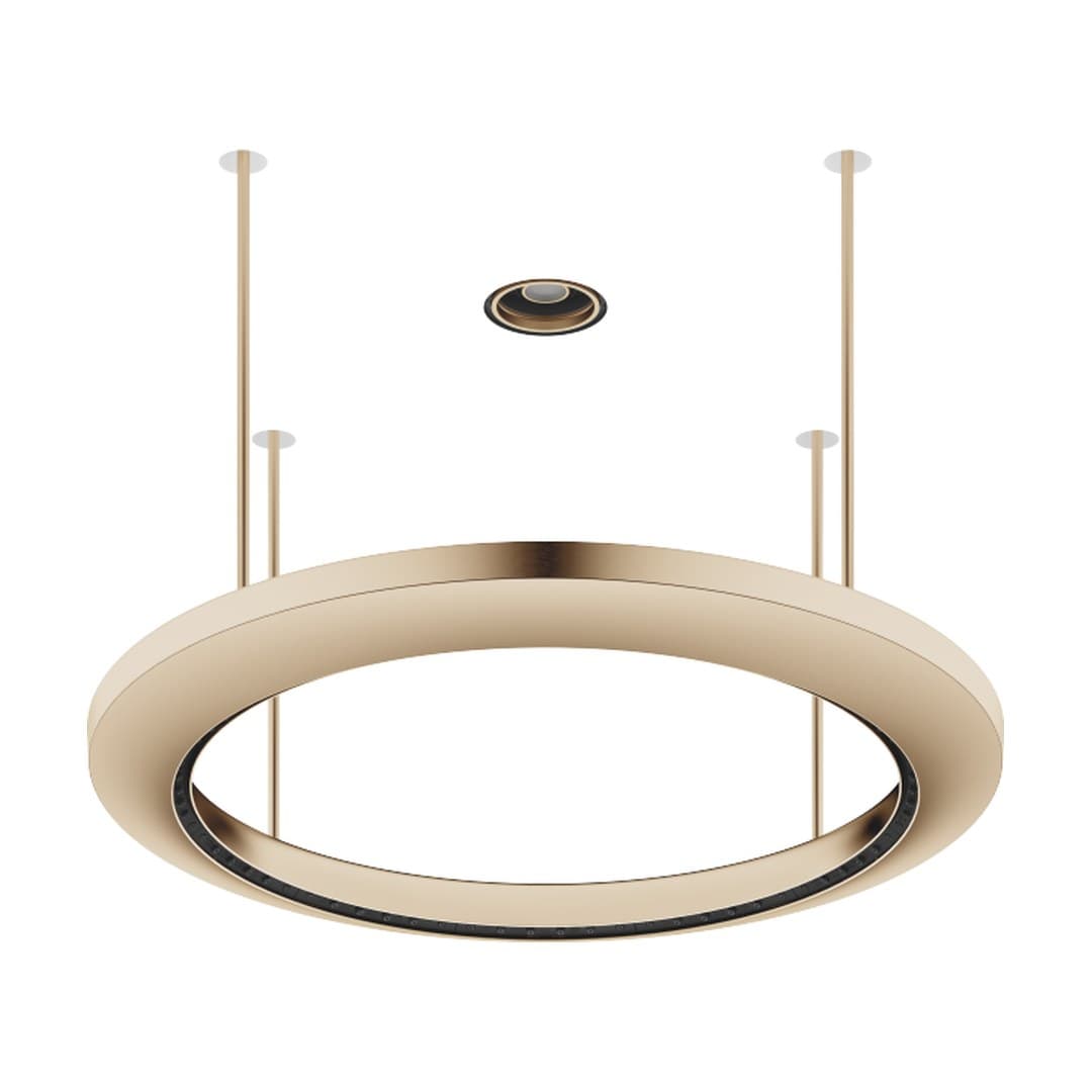 Dornbracht – Κεφαλή Ντους – AQUAHALO Rainpanel – Brushed Champagne (22kt Gold) (41750979-46)