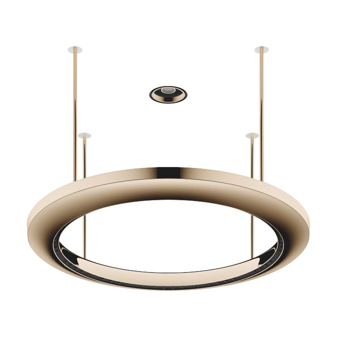 Dornbracht – Κεφαλή Ντους – AQUAHALO Rainpanel – Champagne (22kt Gold) (41750979-47)
