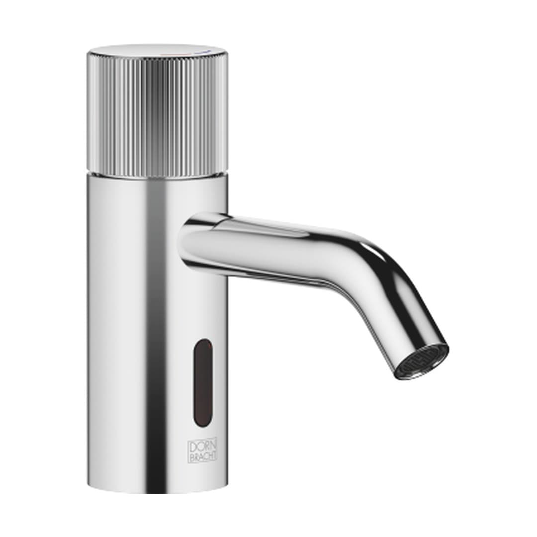 Dornbracht Meta – Μπαταρία Νιπτήρα – Touchfree Washstand fitting with electronic opening and closing function without pop-up waste – Chrome (44511660-00)