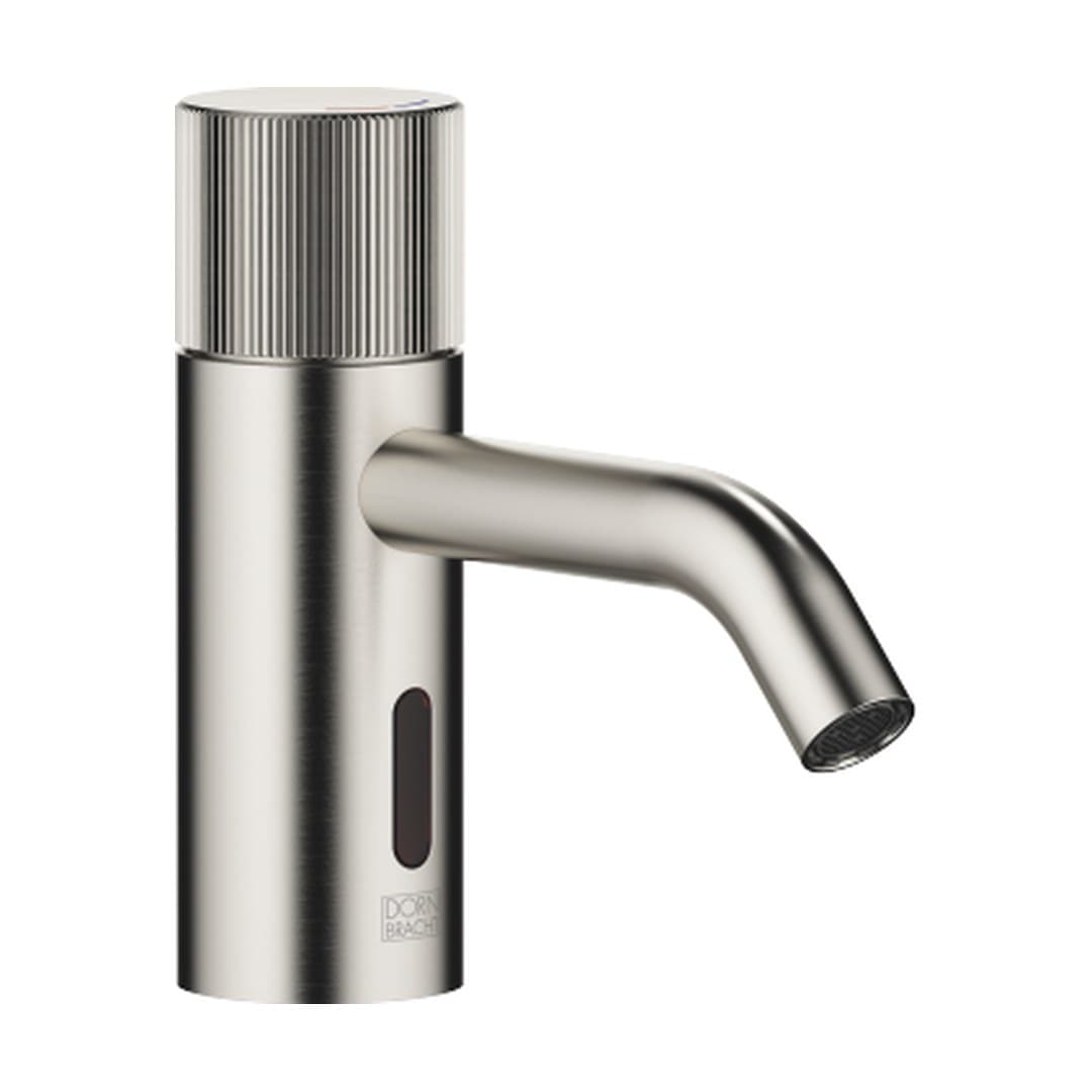 Dornbracht Meta – Μπαταρία Νιπτήρα – Touchfree Washstand fitting with electronic opening and closing function without pop-up waste – Brushed Bronze (PVD) (44515660-42)