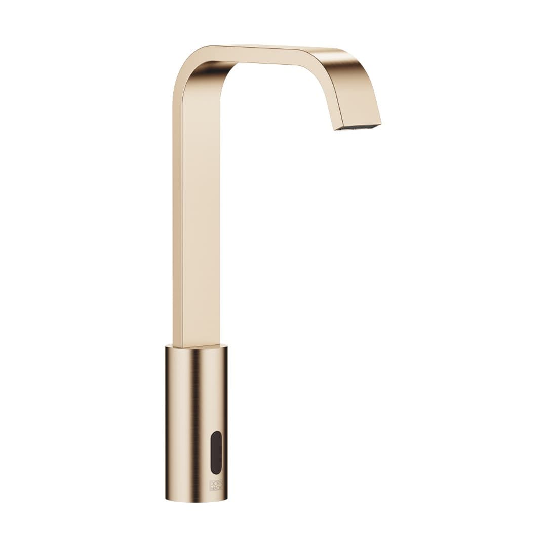 Dornbracht IMO – Μπαταρία Νιπτήρα – Touchfree Washstand fitting with electronic opening and closing function without pop-up waste – Brushed Light Gold (PVD) (44521670-27)