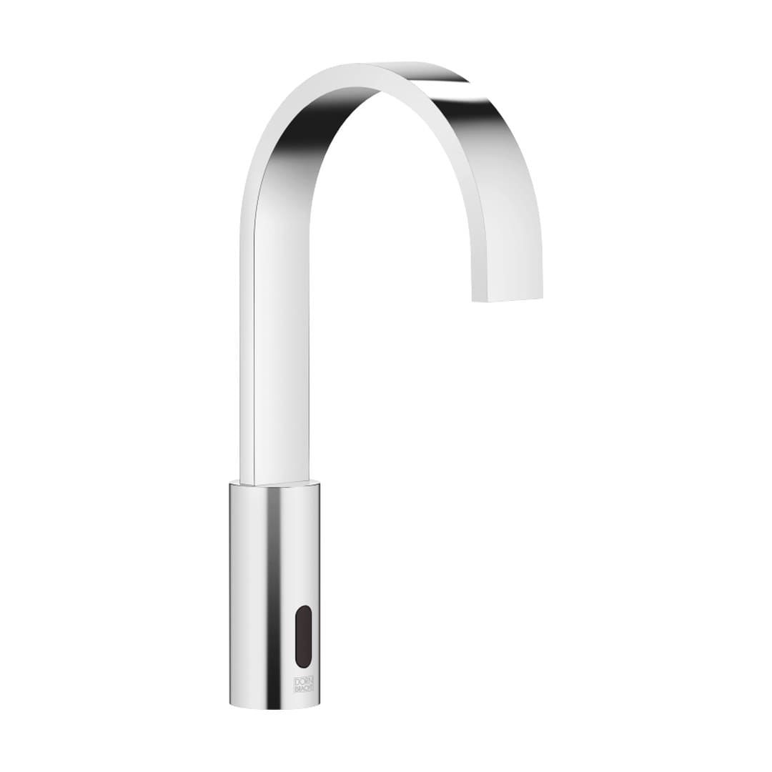 Dornbracht MEM – Μπαταρία Νιπτήρα – Touchfree Washstand fitting with electronic opening and closing function without pop-up waste – Chrome (44521782-00)