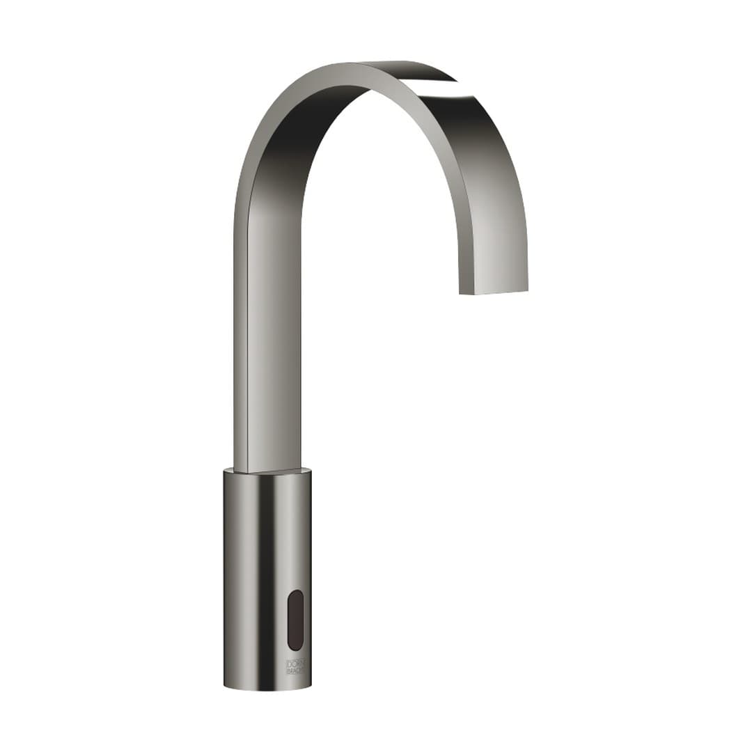 Dornbracht MEM – Μπαταρία Νιπτήρα – Touchfree Washstand fitting with electronic opening and closing function without pop-up waste – Dark Chrome (44521782-19)