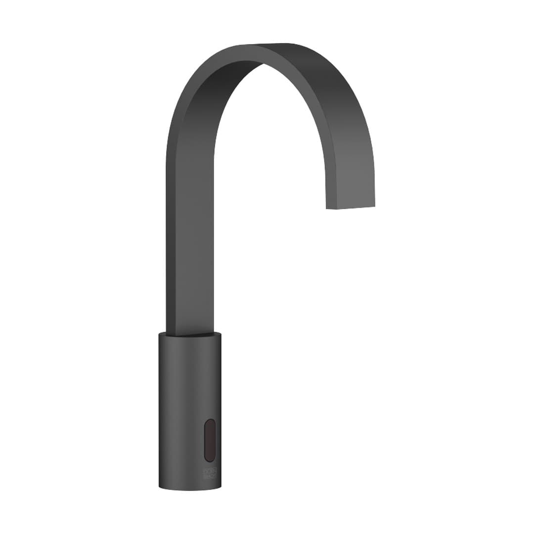 Dornbracht MEM – Μπαταρία Νιπτήρα – Touchfree Washstand fitting with electronic opening and closing function without pop-up waste – Matte Black (44521782-33)