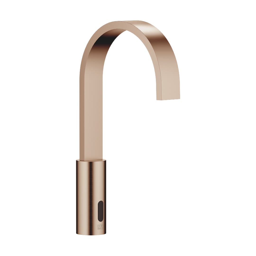 Dornbracht MEM – Μπαταρία Νιπτήρα – Touchfree Washstand fitting with electronic opening and closing function without pop-up waste – Brushed Bronze (PVD) (44521782-42)