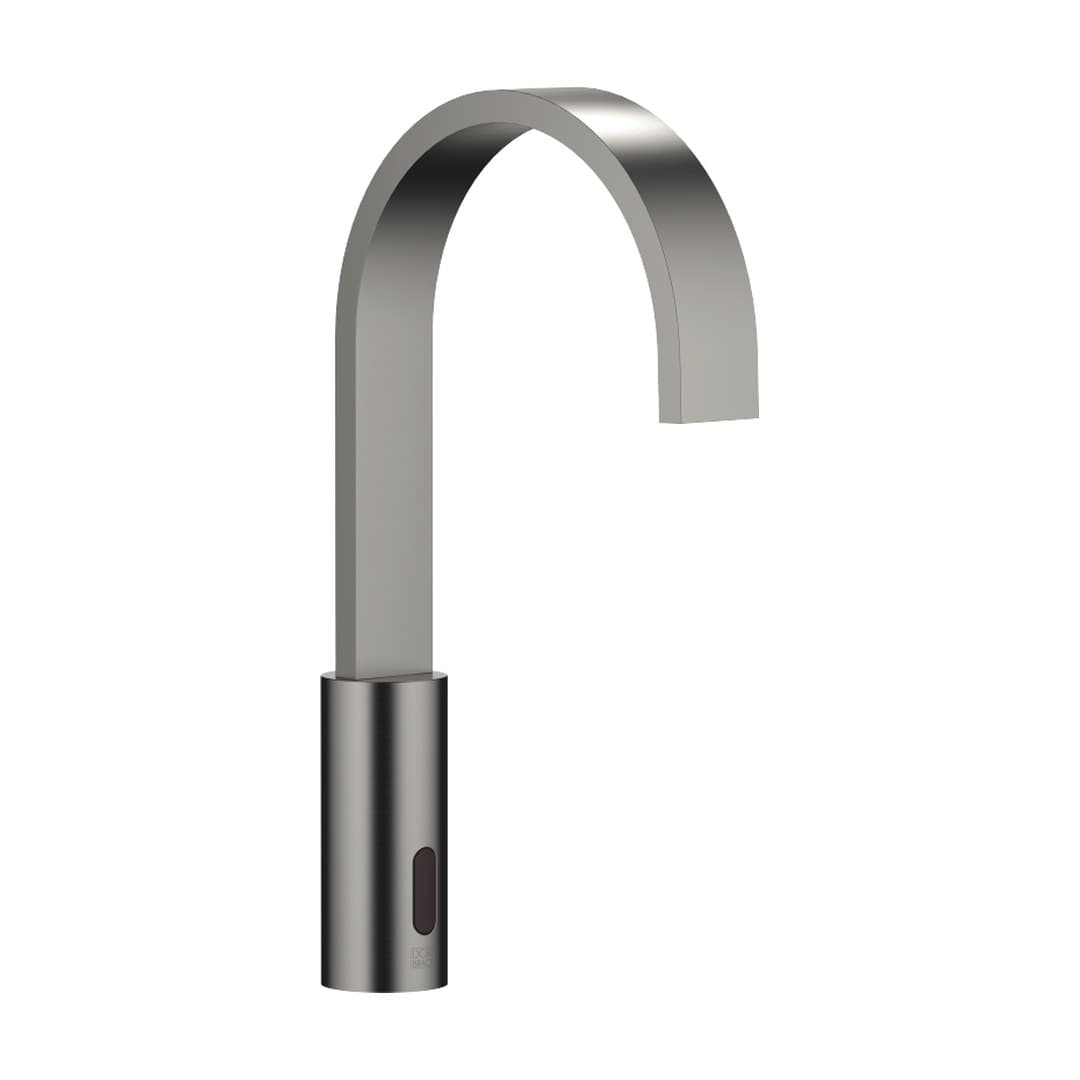 Dornbracht MEM – Μπαταρία Νιπτήρα – Touchfree Washstand fitting with electronic opening and closing function without pop-up waste – Brushed Dark Platinum (44521782-99)