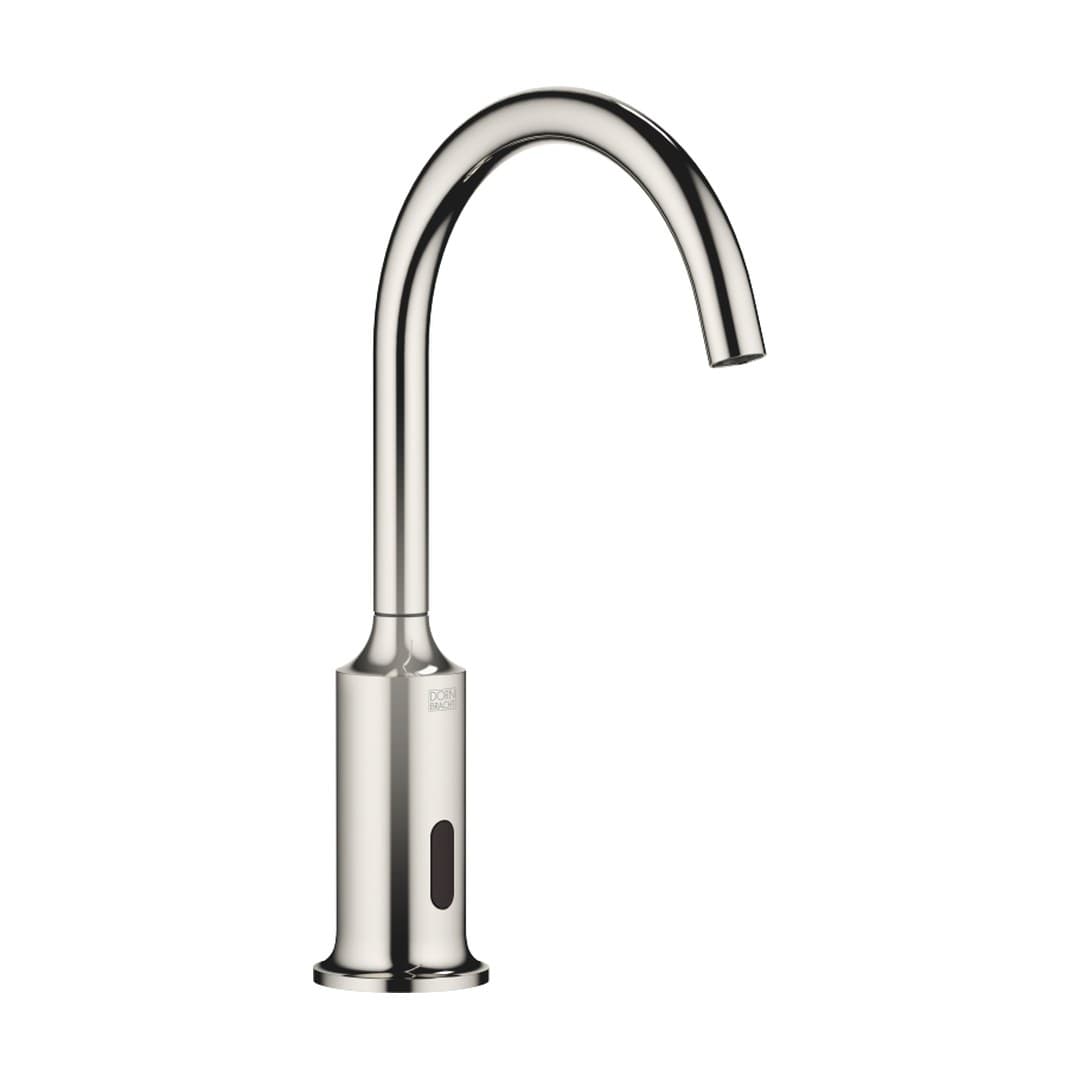 Dornbracht VAIA – Μπαταρία Νιπτήρα – Touchfree Washstand fitting with electronic opening and closing function without pop-up waste – Platinum (44521809-08)