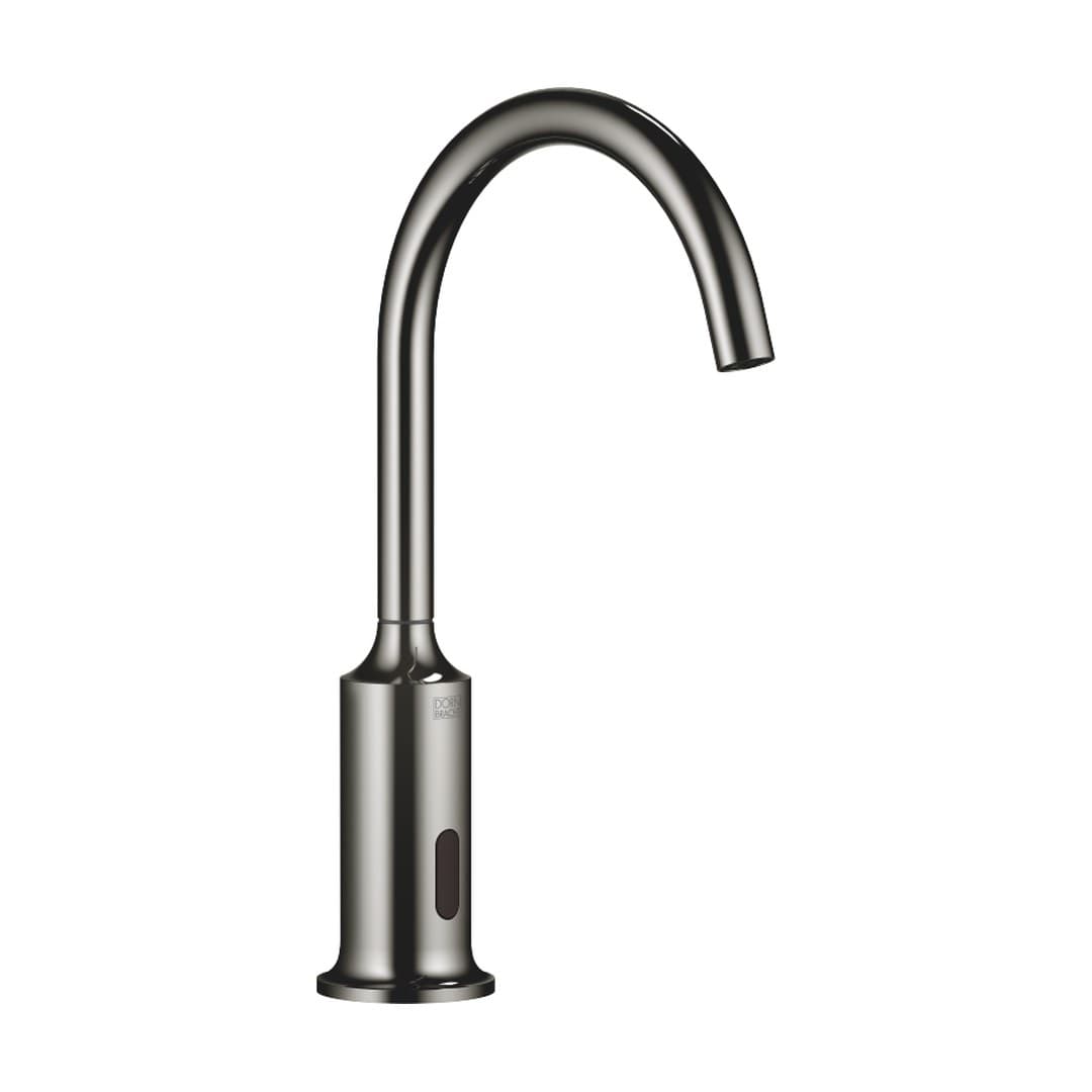 Dornbracht VAIA – Μπαταρία Νιπτήρα – Touchfree Washstand fitting with electronic opening and closing function without pop-up waste – Dark Chrome (44521809-19)