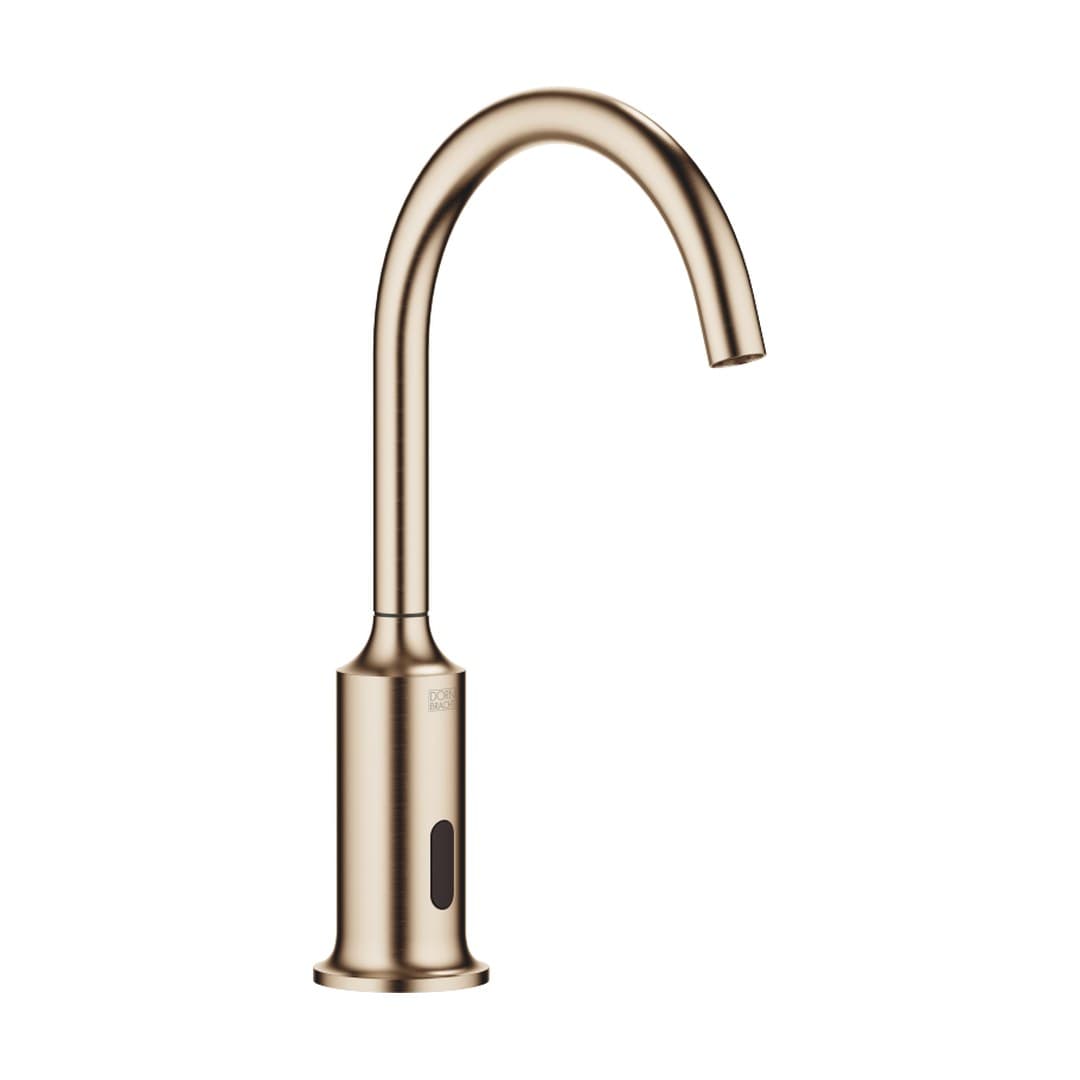 Dornbracht VAIA – Μπαταρία Νιπτήρα – Touchfree Washstand fitting with electronic opening and closing function without pop-up waste – Brushed Champagne (22kt Gold) (44521809-46)