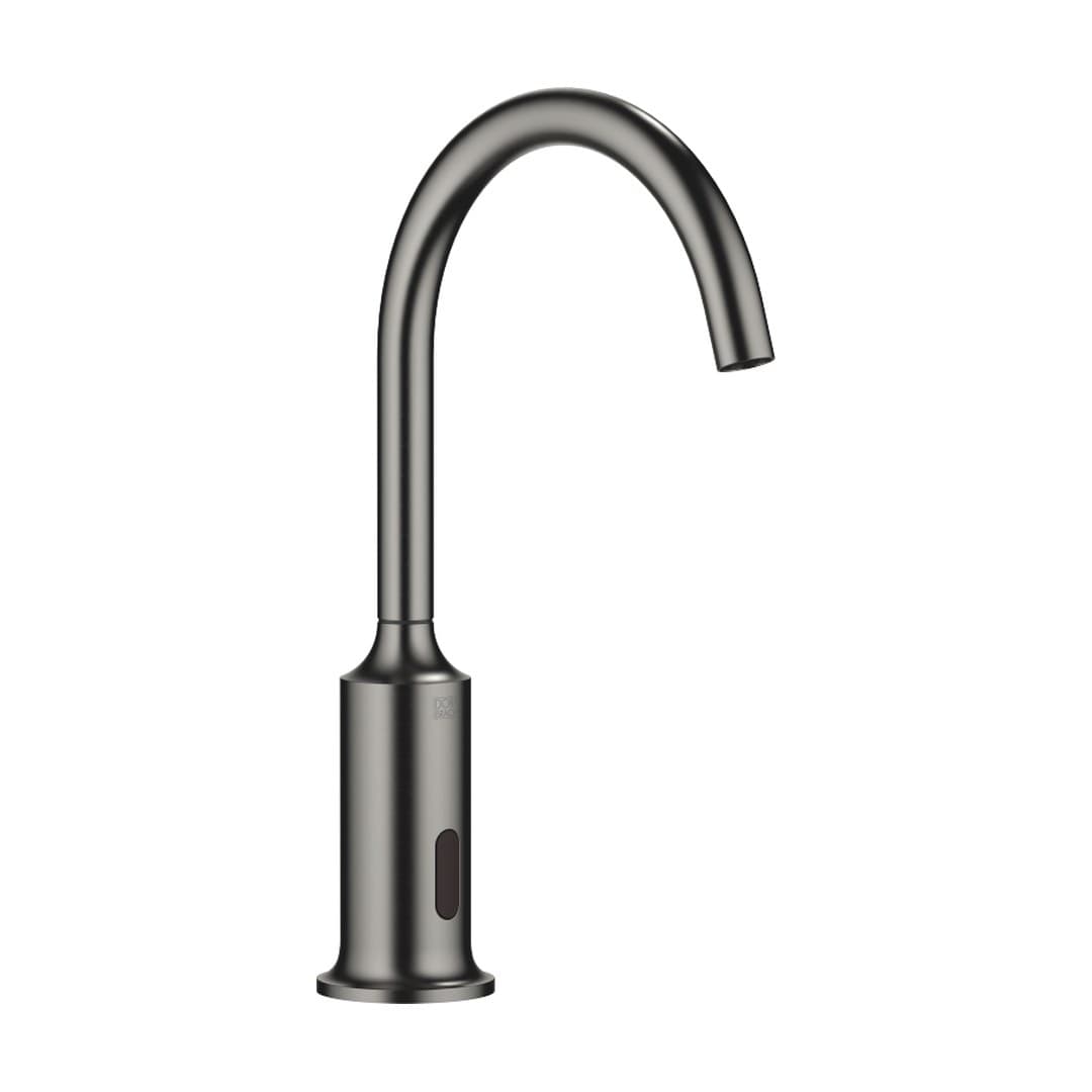 Dornbracht VAIA – Μπαταρία Νιπτήρα – Touchfree Washstand fitting with electronic opening and closing function without pop-up waste – Brushed Dark Platinum (44521809-99)