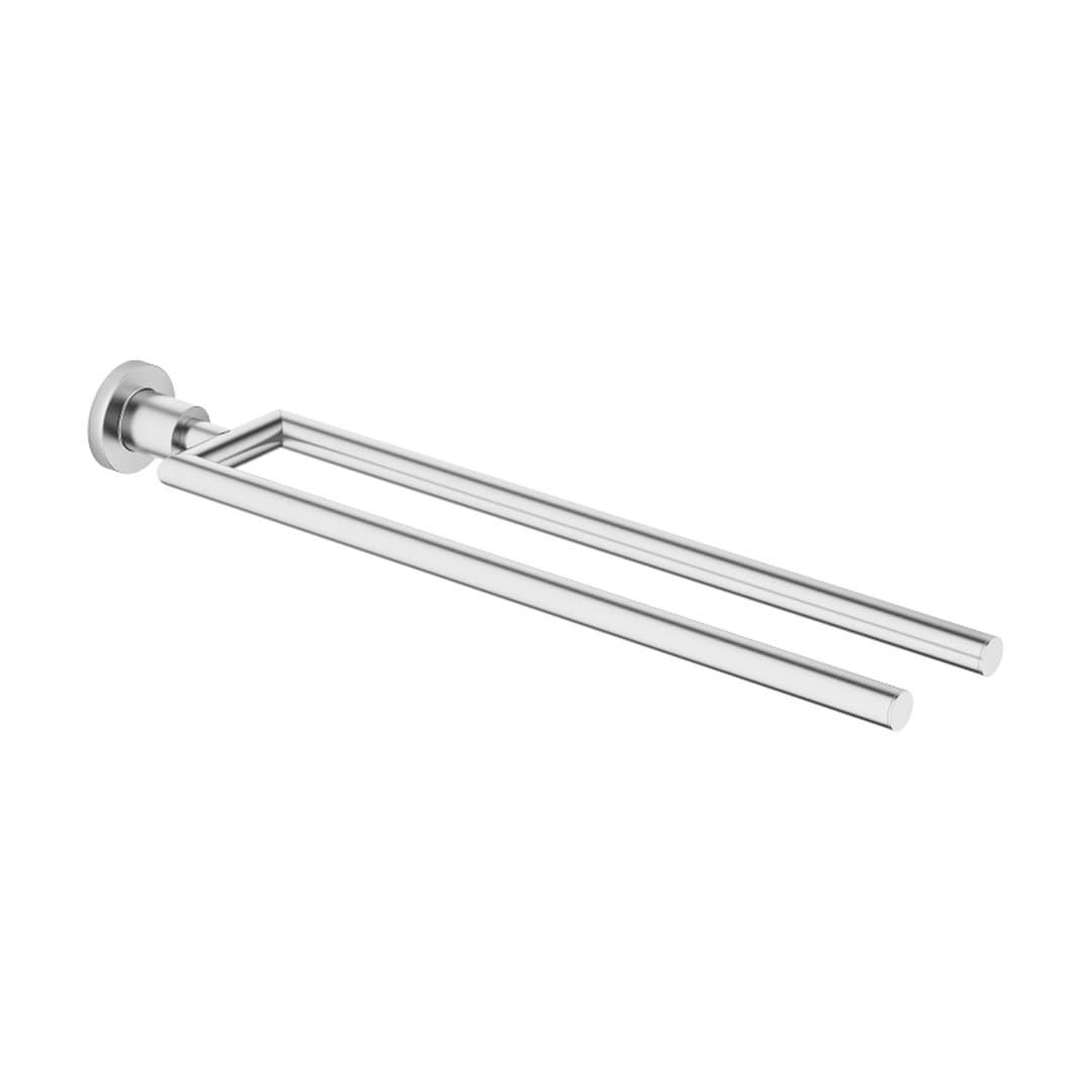 Dornbracht Tara – Πετσετοκρεμάστρα – Towel bar in two parts non-swivel – Brushed Chrome (83210892-93)