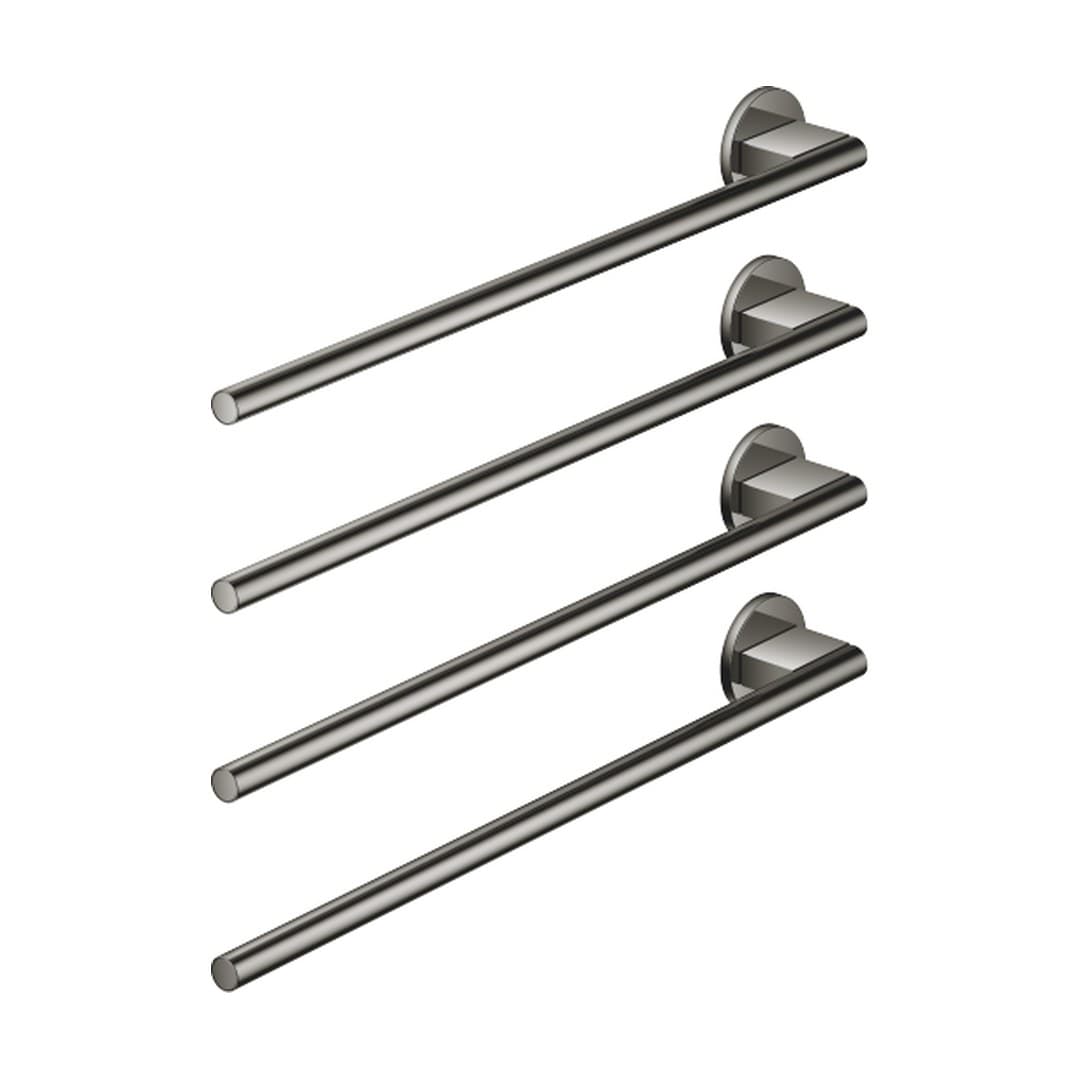 Dornbracht – Θερμαινόμενη Πετσετοκρεμάστρα – Towel warmer , 4-fold , projection left , without control element – Dark Chrome (83304979-19)