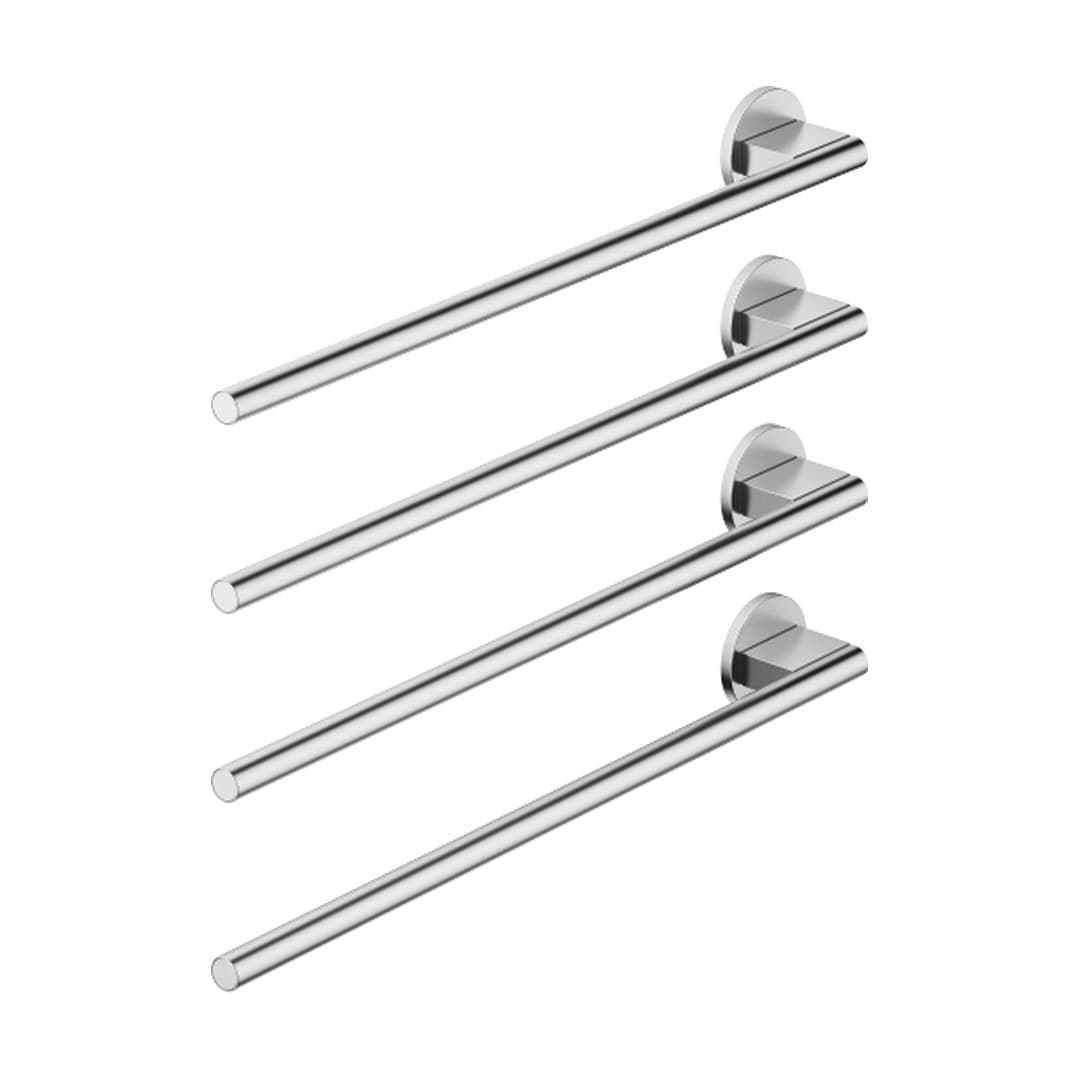 Dornbracht – Θερμαινόμενη Πετσετοκρεμάστρα – Towel warmer , 4-fold , projection left , without control element – Brushed Chrome (83304979-93)