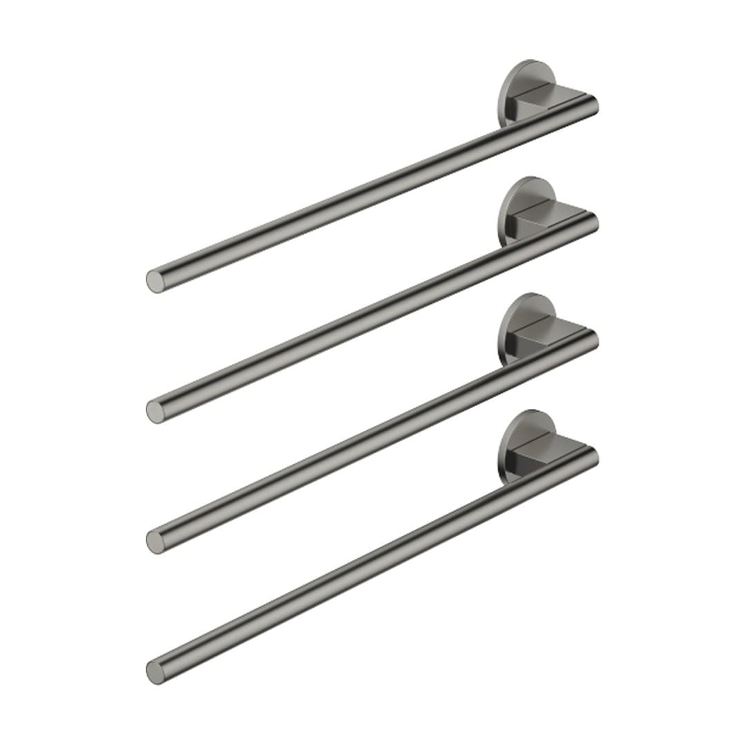 Dornbracht – Θερμαινόμενη Πετσετοκρεμάστρα – Towel warmer , 4-fold , projection left , without control element – Brushed Dark Platinum (83304979-99)