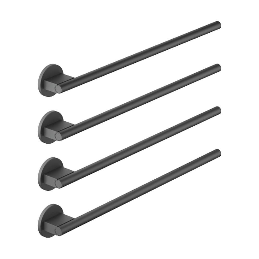 Dornbracht – Θερμαινόμενη Πετσετοκρεμάστρα – Towel warmer , 4-fold , projection right , without control element – Matte Black (83314979-33)