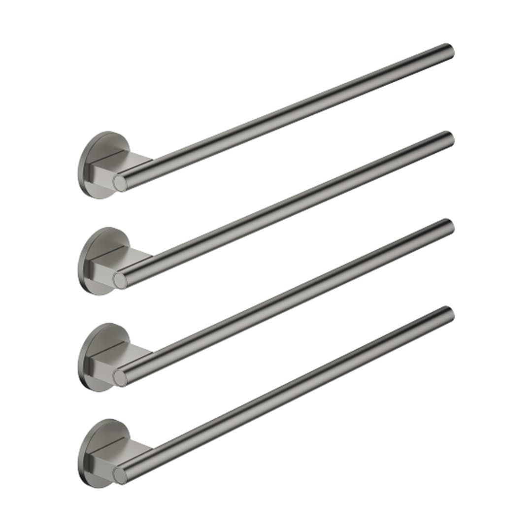 Dornbracht – Θερμαινόμενη Πετσετοκρεμάστρα – Towel warmer , 4-fold , projection right , without control element – Brushed Dark Platinum (83314979-99)