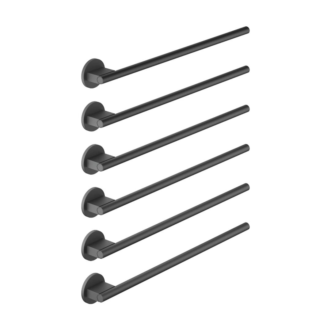 Dornbracht – Θερμαινόμενη Πετσετοκρεμάστρα – Towel warmer , 6-fold , projection right , without control element – Matte Black (83316979-33)