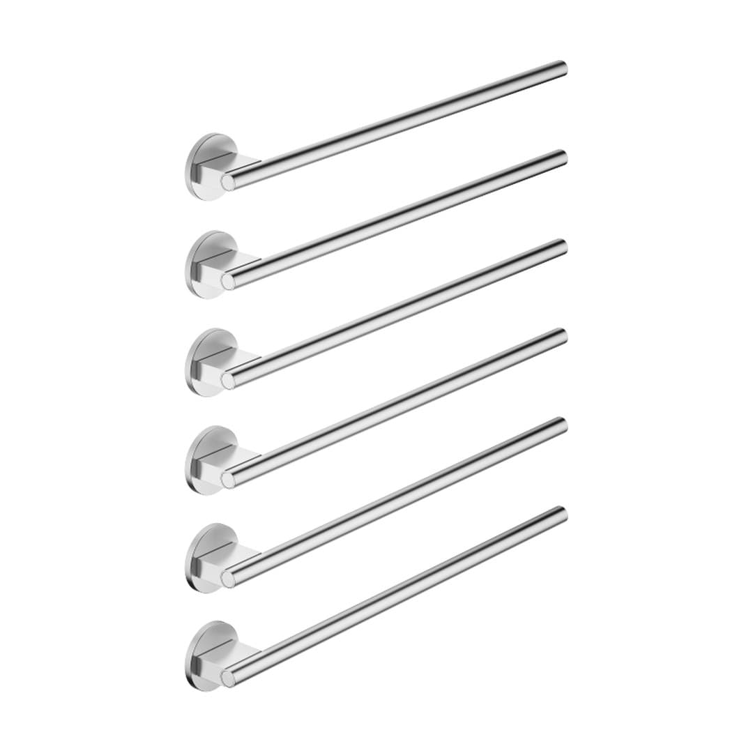 Dornbracht – Θερμαινόμενη Πετσετοκρεμάστρα – Towel warmer , 6-fold , projection right , without control element – Brushed Chrome (83316979-93)
