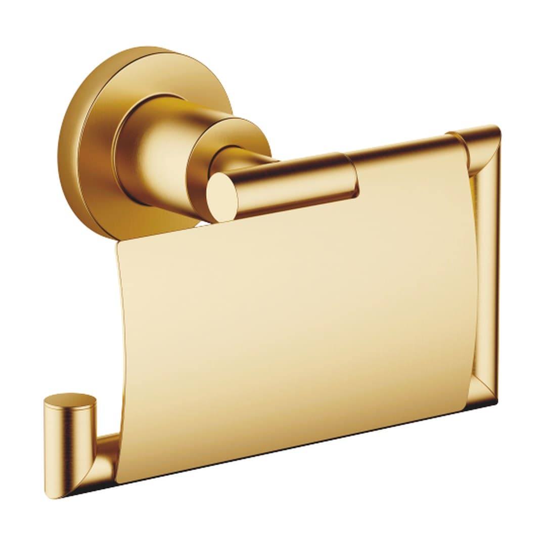Dornbracht Tara – Θήκη Χαρτιού – Tissue holder with cover – Brushed Durabrass (23kt Gold) (83510892-28)