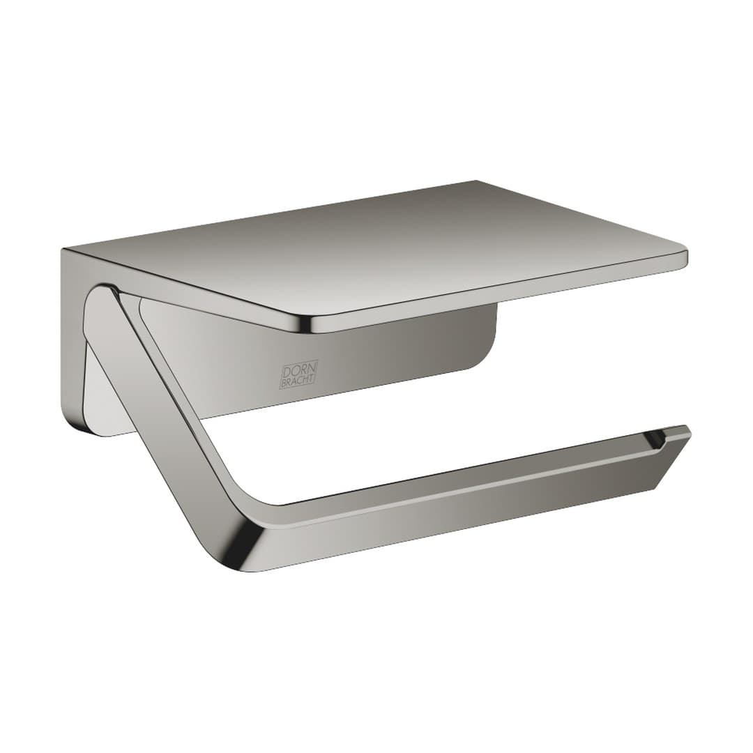 Dornbracht – Θήκη Χαρτιού – Tissue holder with shelf – Dark Chrome (83515976-19)