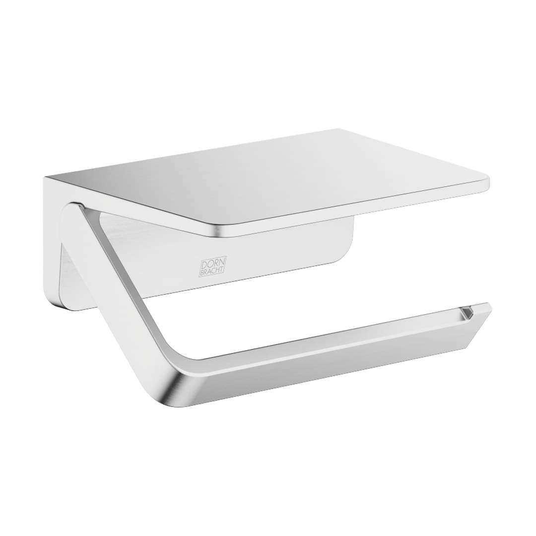 Dornbracht – Θήκη Χαρτιού – Tissue holder with shelf – Brushed Chrome (83515976-93)