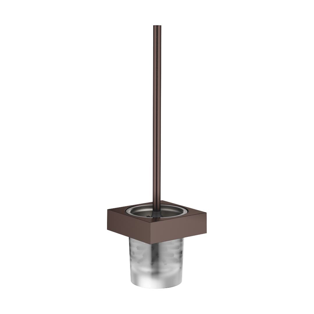 Dornbracht – Πιγκάλ – Toilet brush set , wall model – Brushed Dark Bronze (PVD) (83900780-43)