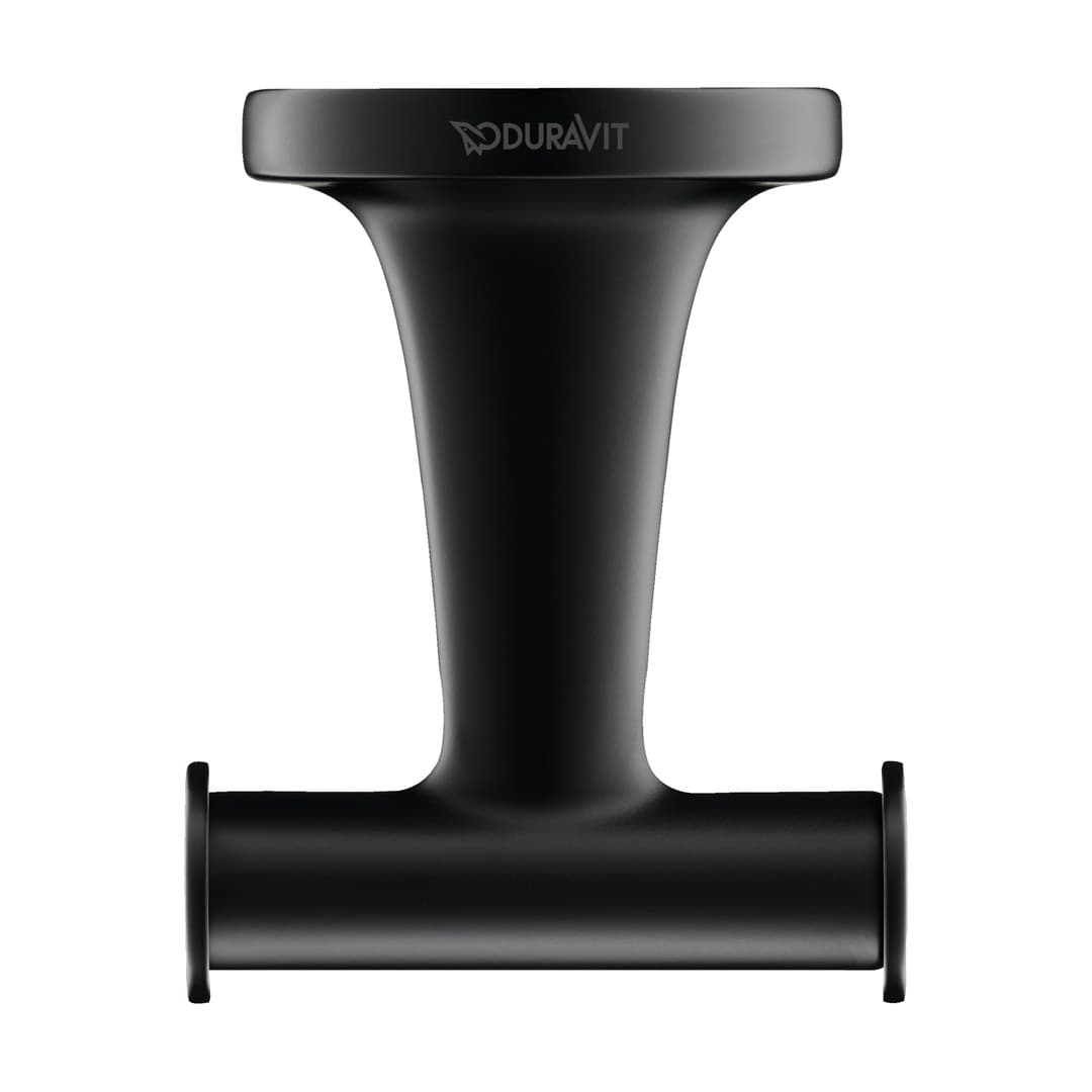 Duravit Starck T – Άγκιστρο – double – Black Matt (0099304600)