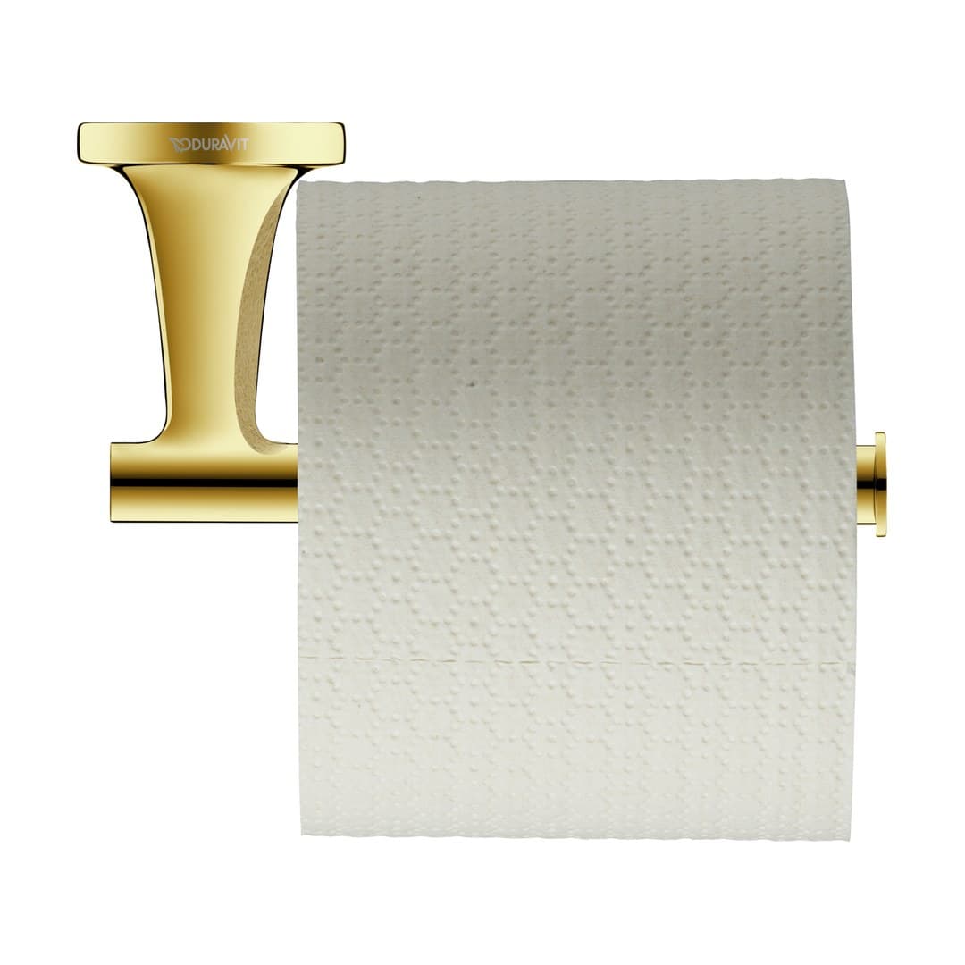 Duravit Starck T – Θήκη Χαρτιού – 152×152×50 mm – Gold Polished (0099373400)
