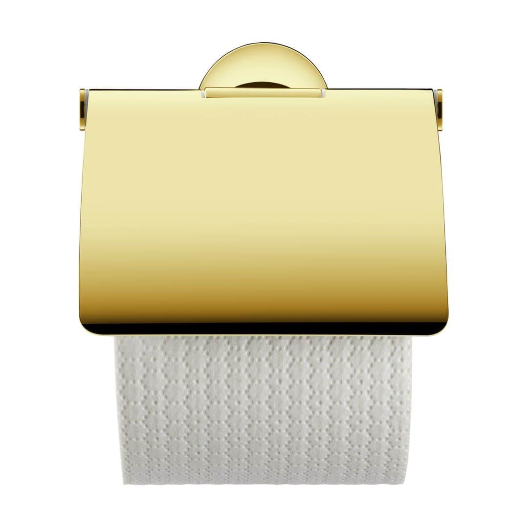Duravit Starck T – Θήκη Χαρτιού – 125×125×131 mm – Gold Polished (0099403400)