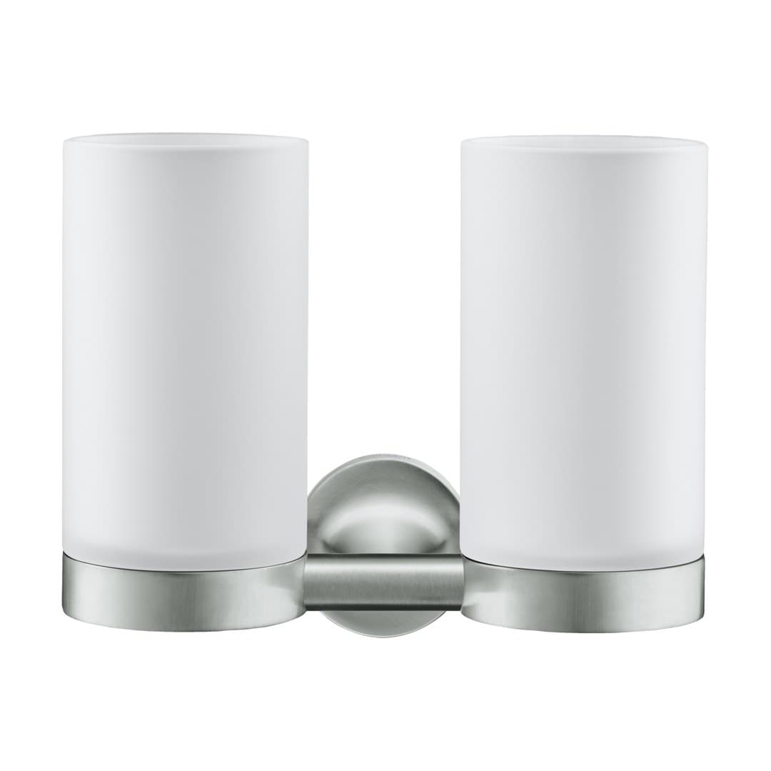 Duravit Starck T – Ποτηροθήκη – 170×98×140 mm – Stainless steel Brushed (0099487000)