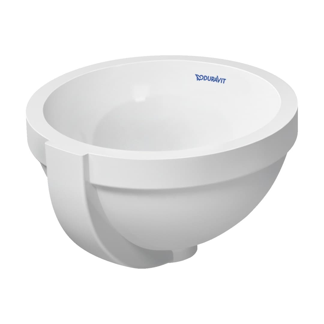 Duravit Architec – Νιπτήρας Υποκαθήμενος – 320×320 mm, χωρίς οπή, με υπερχείλιση – White High Gloss (0319270000)