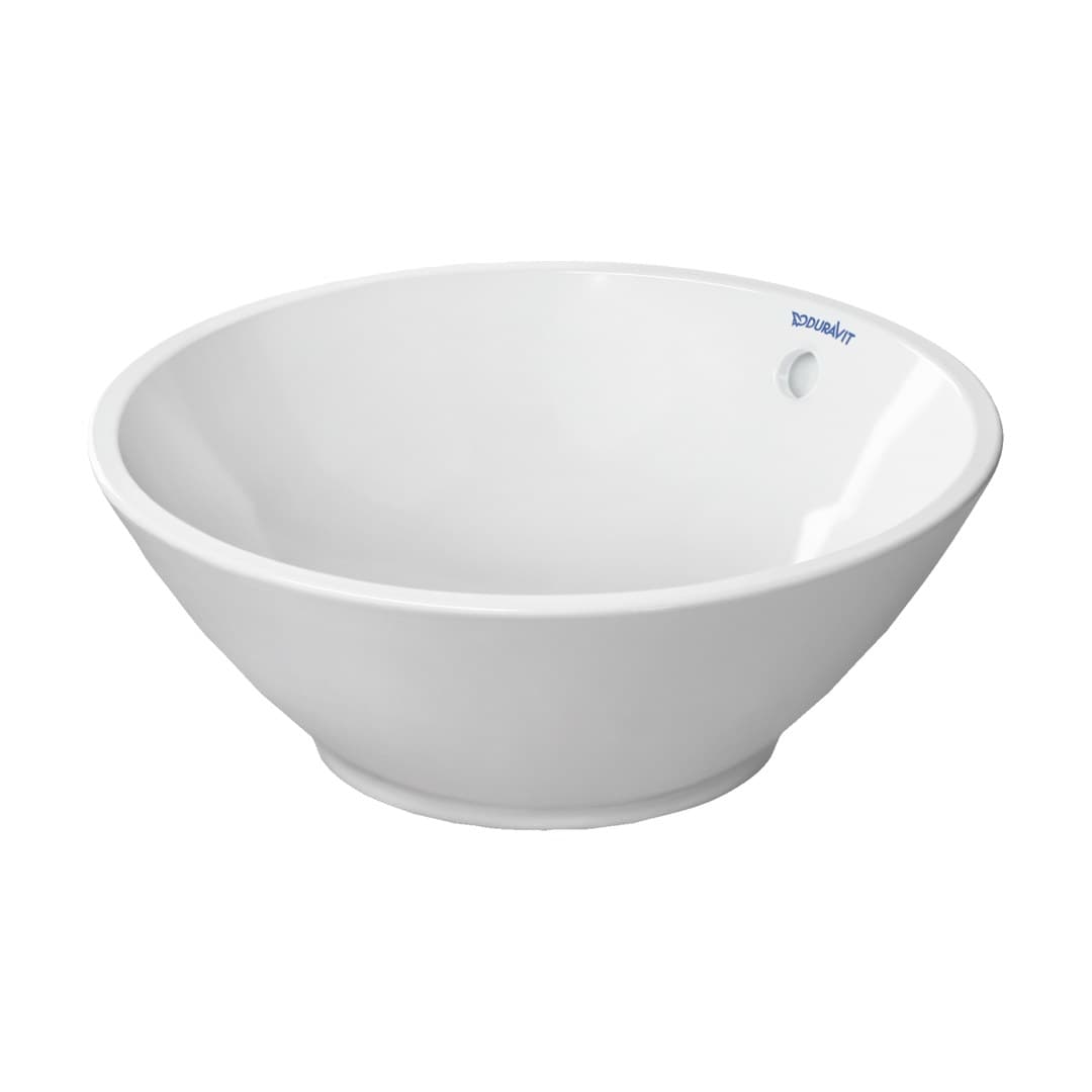 Duravit Duravit Design Classics – Νιπτήρας Επικαθήμενος – 420×420 mm, χωρίς οπή, με υπερχείλιση – White High Gloss (0325420000)