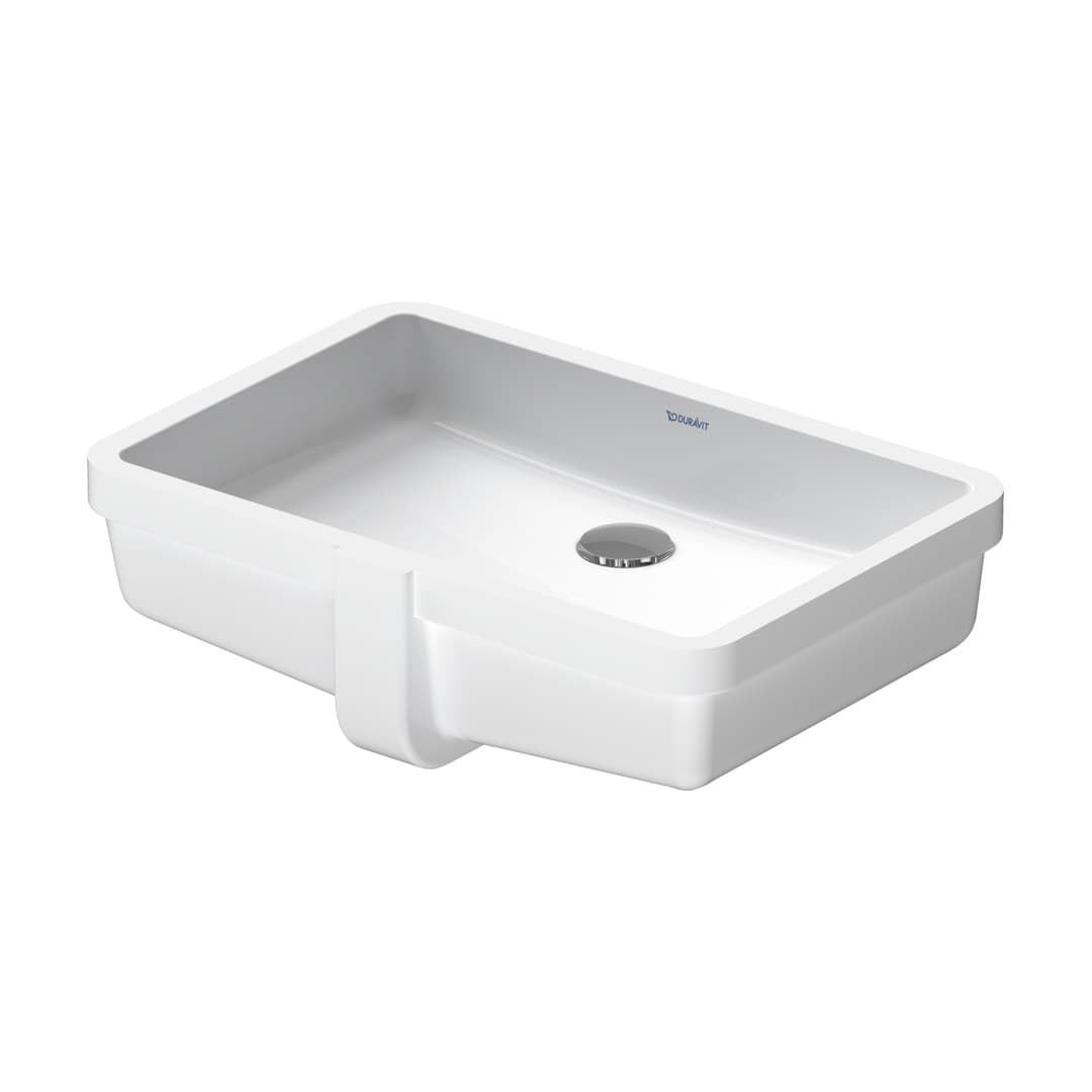 Duravit Vero – Νιπτήρας Υποκαθήμενος – 485×315 mm, χωρίς οπή, με υπερχείλιση – White High Gloss (0330480000)