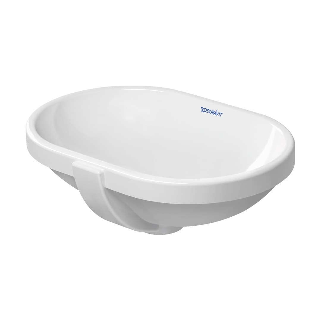 Duravit Design Classics – Νιπτήρας Υποκαθήμενος – 460×310 mm, χωρίς οπή, με υπερχείλιση – White High Gloss (0336430000)