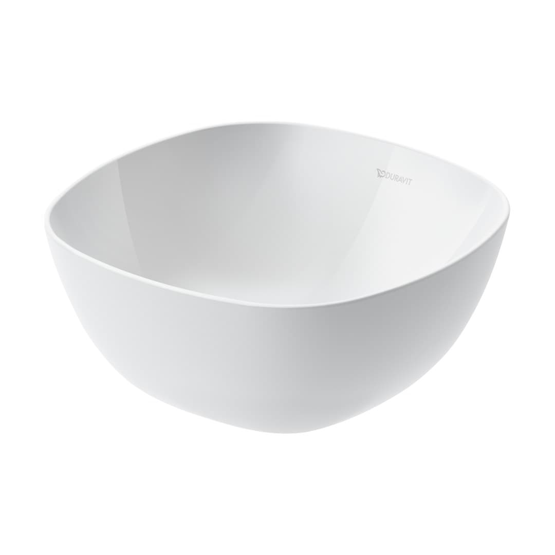 Duravit Aurena – Νιπτήρας Επικαθήμενος – White High Gloss, DuraShield (039635AA79)
