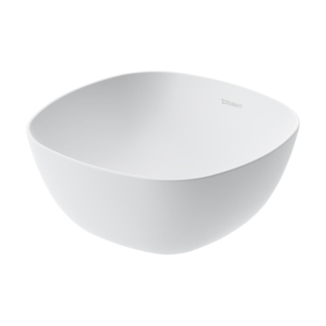 Duravit Aurena – Νιπτήρας Επικαθήμενος – White Satin Matt, DuraShield (039635AC79)
