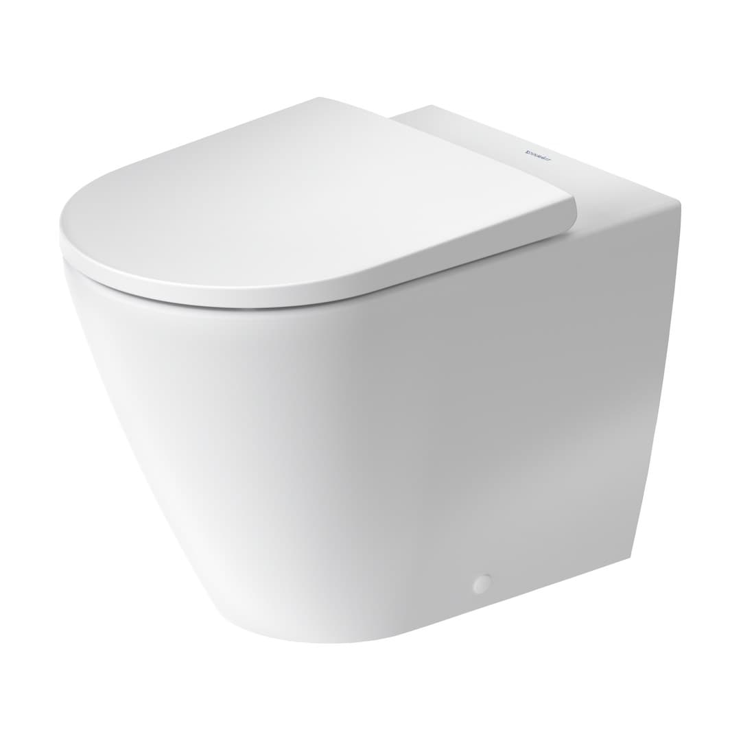 Duravit D-Neo – Λεκάνη Δαπέδου – 370×580 mm, Rimless – White High Gloss, Satin Matt (2003092600)