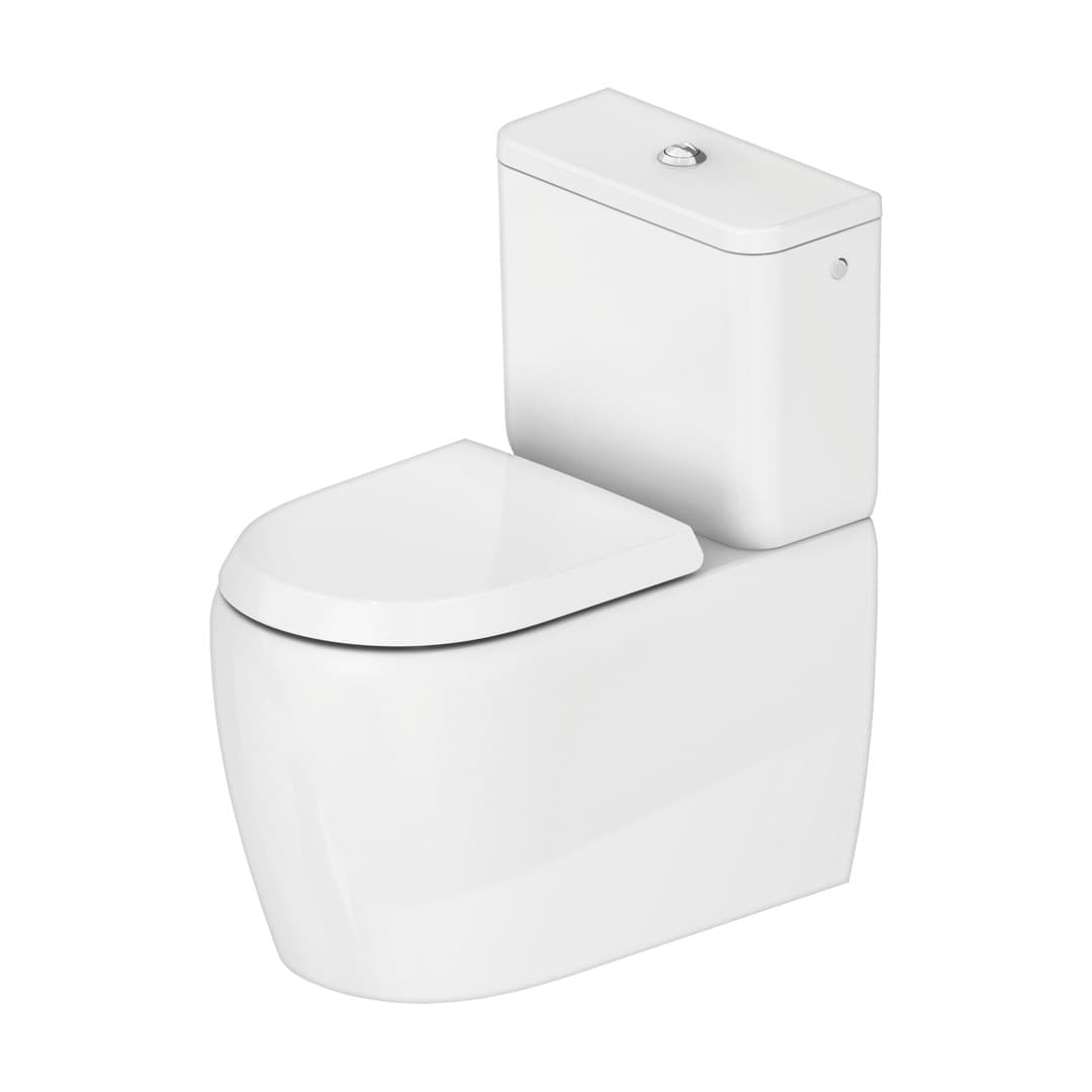 Duravit Collection One – Λεκάνη Δαπέδου – 390×660 mm, Rimless – White High Gloss (2021090000)