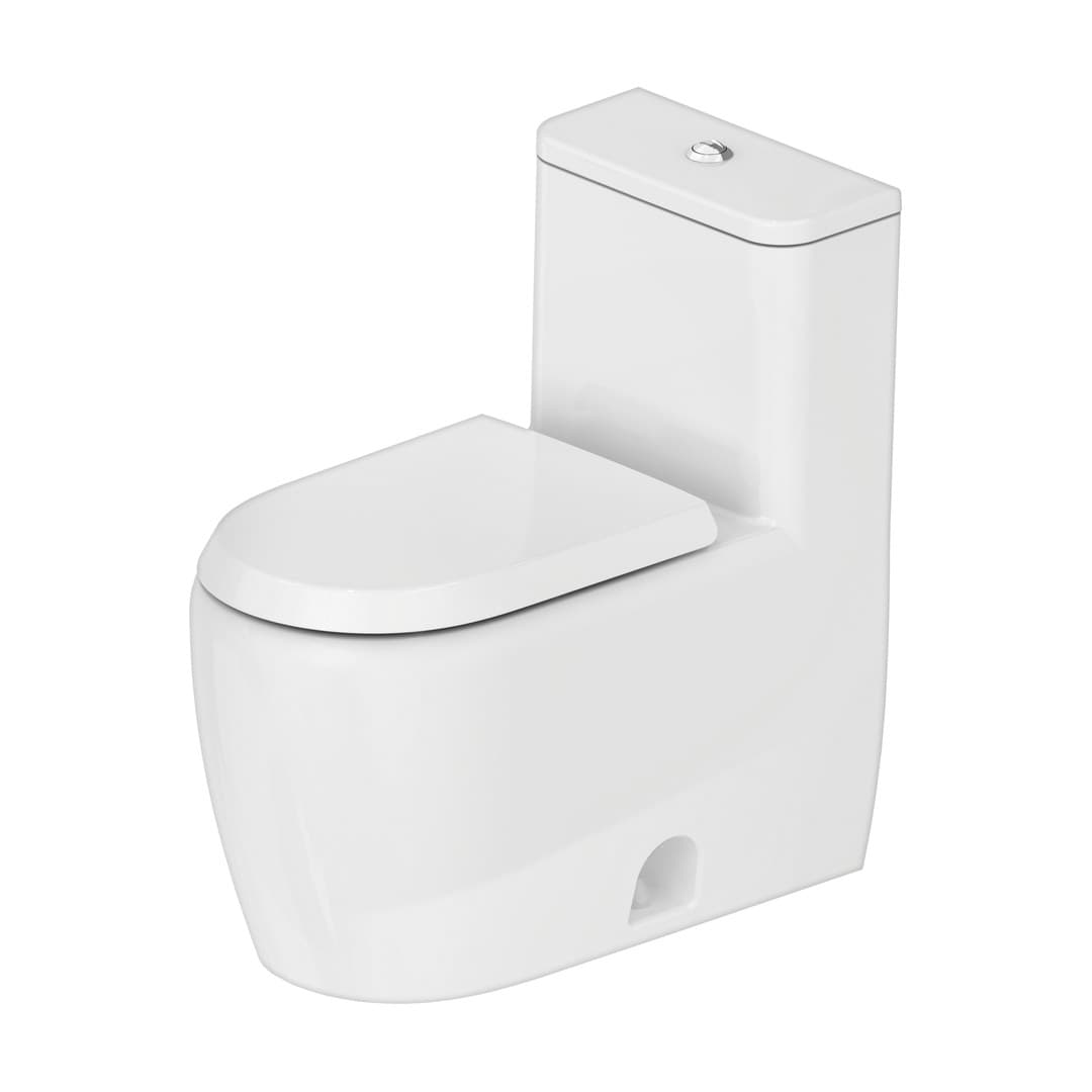 Duravit Collection One – Λεκάνη Δαπέδου – 390×735 mm, Rimless, καζανάκι 5 – White High Gloss (2022010001)