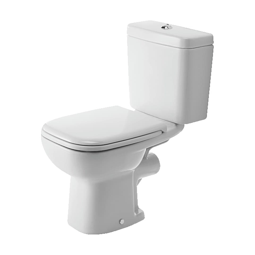 Duravit D-Code – Λεκάνη Δαπέδου – 355×650 mm – White High Gloss (21110900002)
