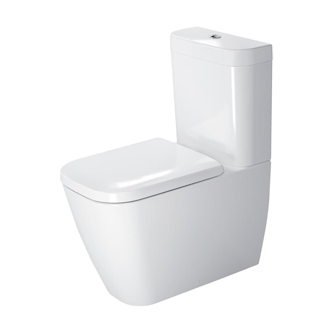 Duravit Happy D.2 – Λεκάνη Δαπέδου – 365×630 mm – White High Gloss (2134090000)