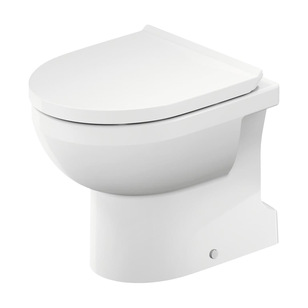 Duravit Duravit No.1 – Λεκάνη Δαπέδου – 370×560 mm, Rimless – White High Gloss (21840100002)