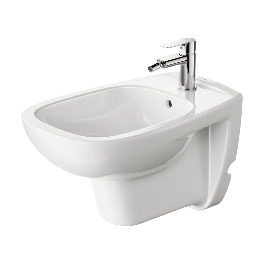 Duravit D-Code – Μπιντέ Κρεμαστό – 355×545 mm – White High Gloss (22571500002)