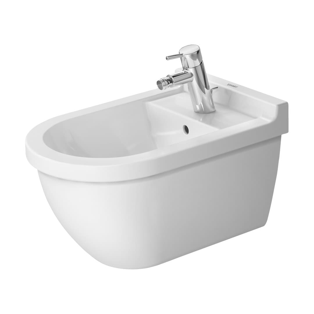 Duravit Starck 3 – Μπιντέ Κρεμαστό – 365×540 mm – White High Gloss (2280150000)