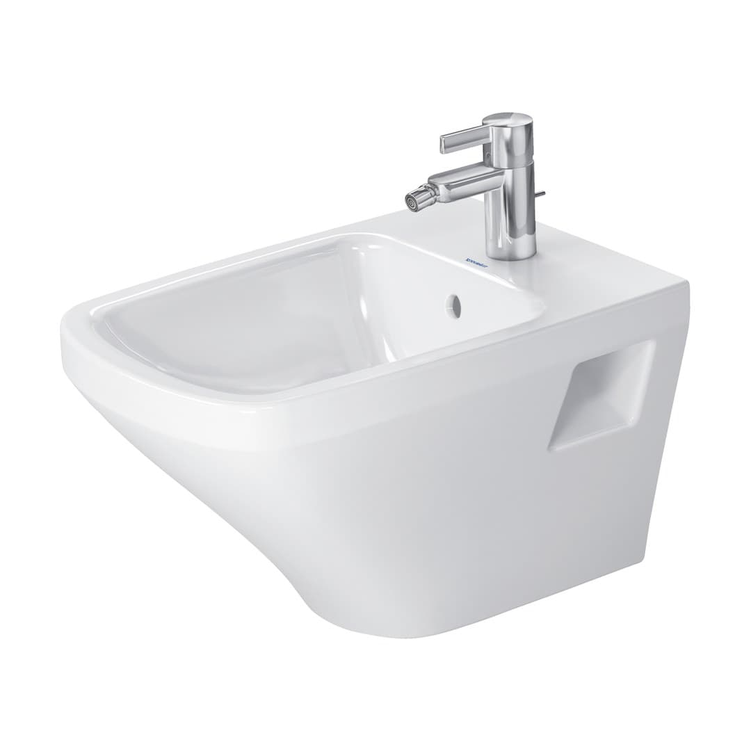 Duravit DuraStyle – Μπιντέ Κρεμαστό – 370×540 mm, με υλικά στήριξης — – White High Gloss (2282150000)
