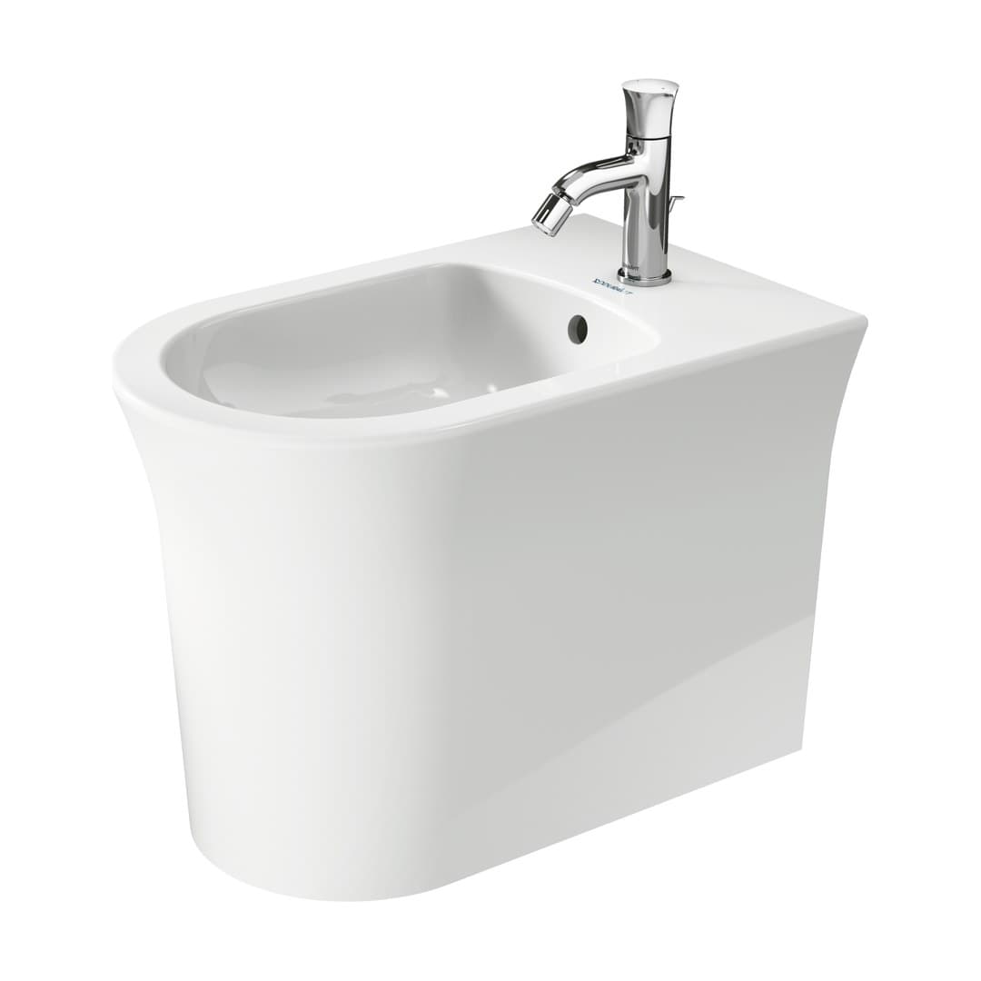 Duravit White Tulip – Μπιντέ Δαπέδου – White High Gloss (2293100000)