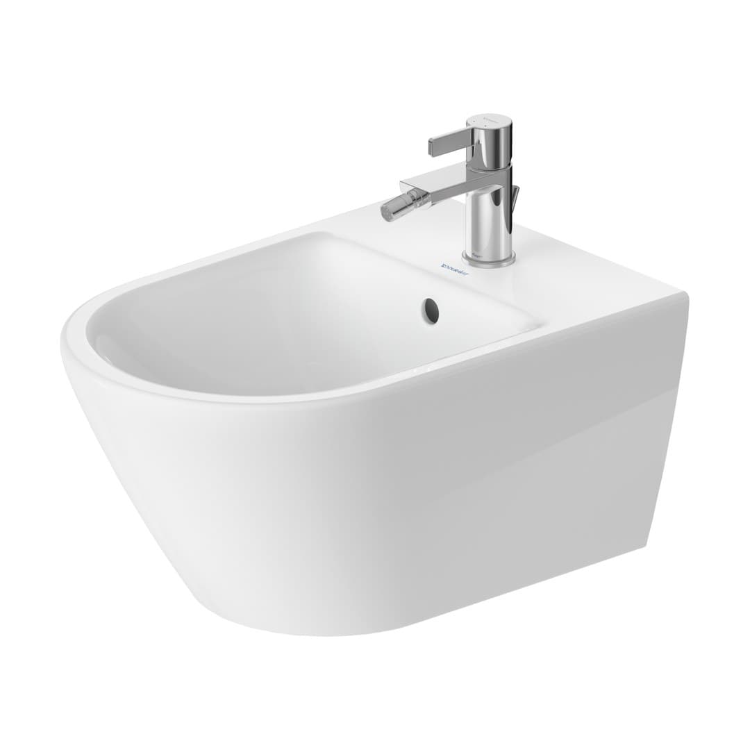 Duravit D-Neo – Μπιντέ Κρεμαστό – 360×540 mm, με υλικά στήριξης ναι – White High Gloss (2294150000)